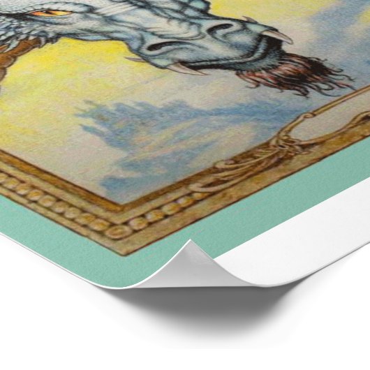 Poster Blue Highlord Dragon (Coin)