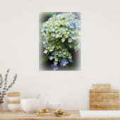 Poster Blue Hydrengea (Cuisine)