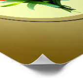 Poster Blue Iris Bouquet Floral Art (Coin)