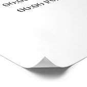 Poster Blue Iris Something Blue Bridal Shower Program (Coin)