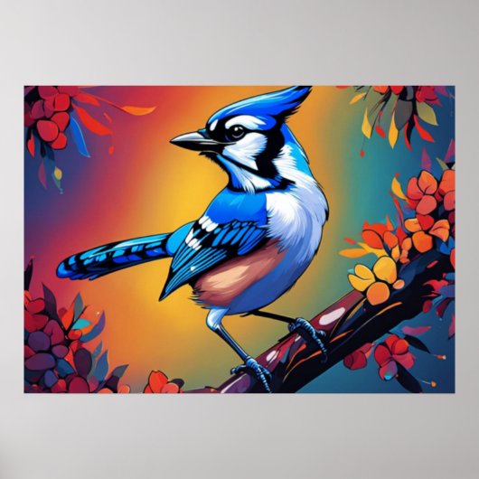 Poster Blue Jay (Devant)