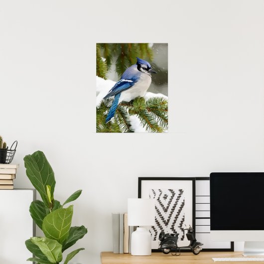 Poster Blue Jay (Bureau à domicile)
