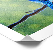 Poster Blue Jay Bird (Coin)