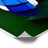 Poster Blue Jay Birds Papier Art (Coin)