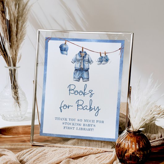 Poster Blue Jean Baby Books for Baby