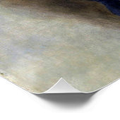 Poster Blue Lady Parisienne Renoir Impressionniste Peintu (Coin)