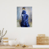 Poster Blue Lady Parisienne Renoir Impressionniste Peintu (Cuisine)