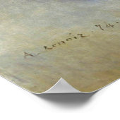 Poster Blue Lady Parisienne Renoir Impressionniste Peintu (Coin)