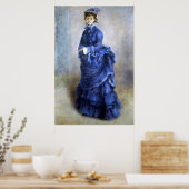 Poster Blue Lady Parisienne Renoir Impressionniste Peintu (Cuisine)