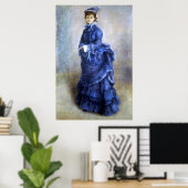 Poster Blue Lady Parisienne Renoir Impressionniste Peintu (Bureau à domicile)