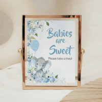 Blue Little Peanut Elephant Baby sont doux