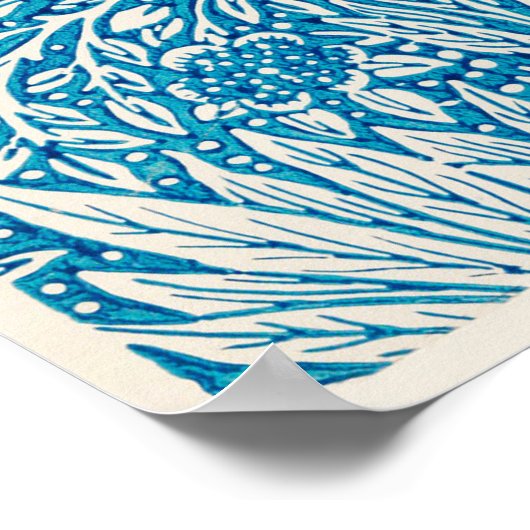 Poster Blue Marigold (Coin)