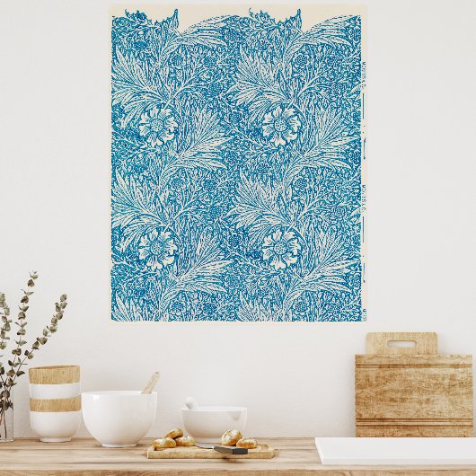 Poster Blue Marigold (Cuisine)
