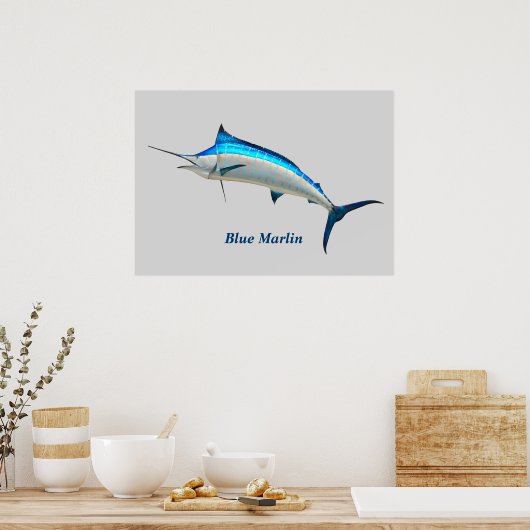 Poster Blue Marlin (Cuisine)