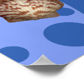 Poster Blue Merfaery and Dolphin Print (Coin)