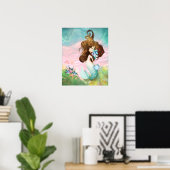 Poster Blue Mermaid (Bureau à domicile)