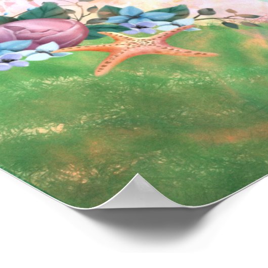 Poster Blue Mermaid (Coin)