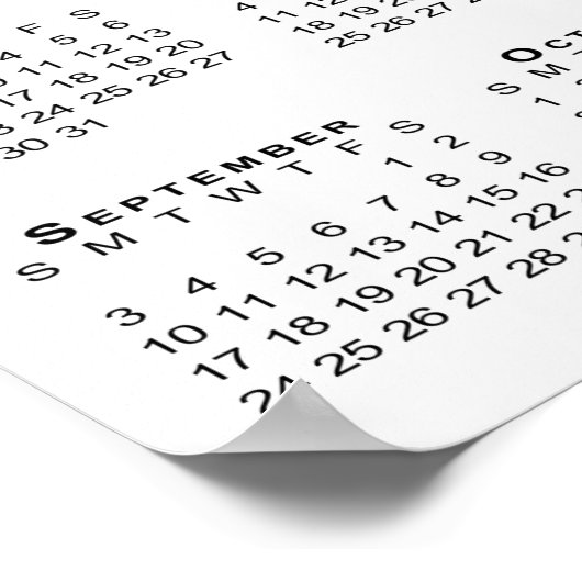 Poster Blue Mesa Badlands Desert Mountains 2023 Calendrie (Coin)