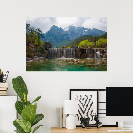 Poster Blue Moon Valley | Jade Dragon Snow Mountain (Bureau à domicile)