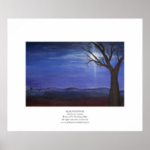 Poster Blue Moonrise