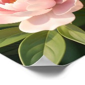 Poster Blue Morpho Butterfly Floral Botanical Art  Poste (Coin)