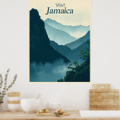 Poster Blue Mountains, Jamaica – Vintage Illustration (Cuisine)