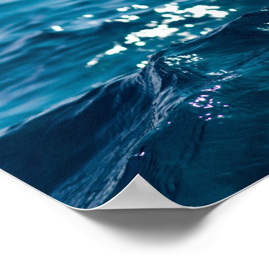 Poster Blue Ocean Wave (Coin)