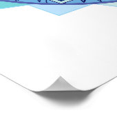 Poster Blue OM Mandala (Coin)