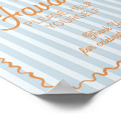 Poster Blue Palm Springs Pastel Beach Faveurs (Coin)