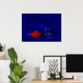 Poster Blue Panther (Bureau à domicile)