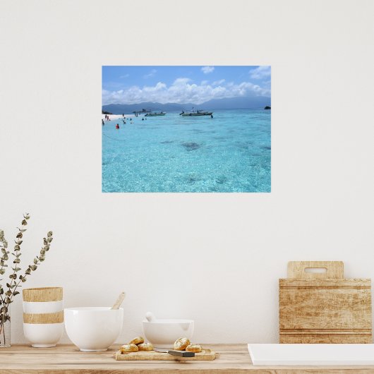 Poster Blue Paradise (Cuisine)