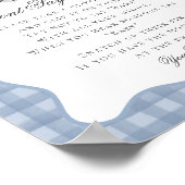 Poster Blue Pastel Little Boo Ghost Dont Say Baby Game (Coin)