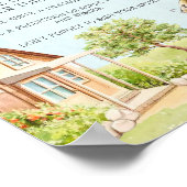 Poster Blue Peter Le Lapin Premier Anniversaire Heure Cap (Coin)