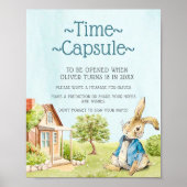 Poster Blue Peter Le Lapin Premier Anniversaire Heure Cap (Devant)