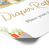 Poster Blue Peter Rabbit Baby shower Déchets Raffle (Coin)