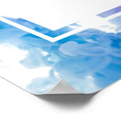 Poster Blue Pink Smoke Twin Baby Genre Reveillez Voter (Coin)