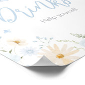 Poster Blue Rabbit Assez Baby shower Boissons (Coin)