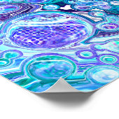 Poster Blue Rhapsody | Art Abstrait (Coin)