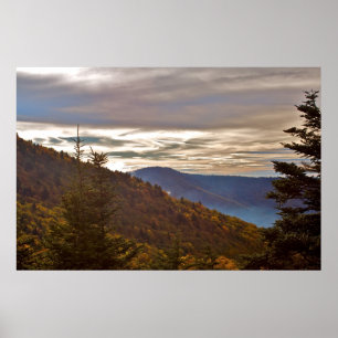 Poster Blue Ridge à Dusk