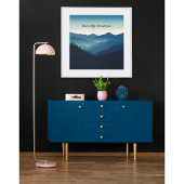 Poster Blue Ridge Mountains, personnalisable