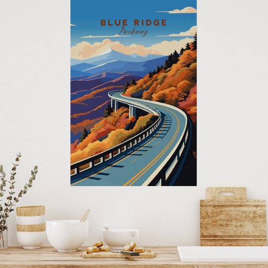 Poster Blue Ridge Parkway (Cuisine)