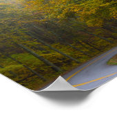 Poster Blue Ridge Parkway à Fall, Virginie (Coin)