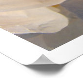 Poster Blue SEAGLASS Art prints SEA GLASS Beach (Coin)