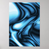 Poster Blue Silk wave (Devant)