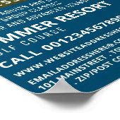 Poster Blue Sky, GoIf Leçon de publicité (Coin)