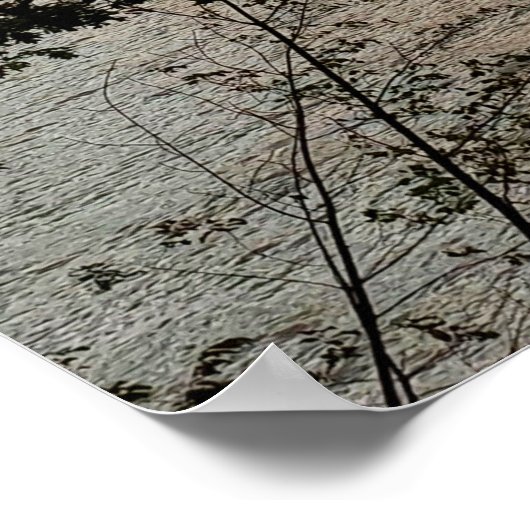 Poster Blue Sky Lake (Coin)