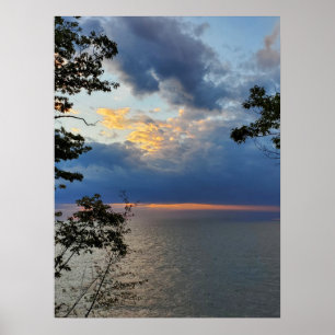 Poster Blue Sky Lake