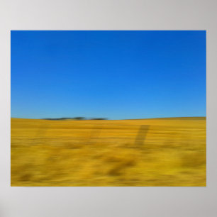 Poster Blue Sky Paysage Abstrait Imprimer