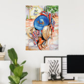 Poster Blue Sombrero (Bureau à domicile)