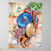 Poster Blue Sombrero (Devant)